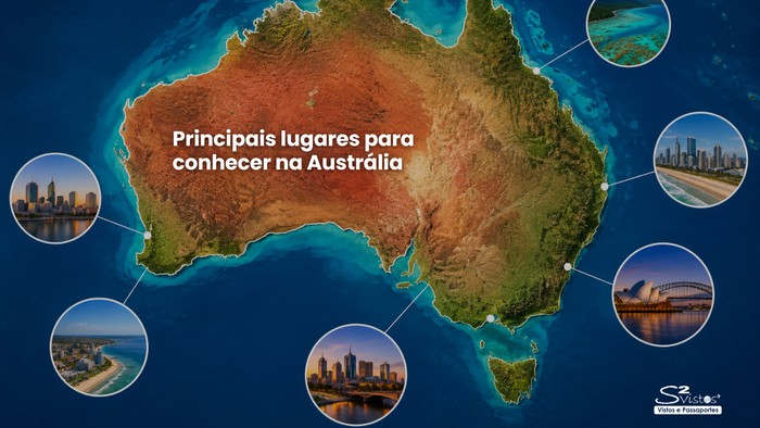 Principais lugares para conhecer na Austrália Principais lugares para conhecer na Austrália