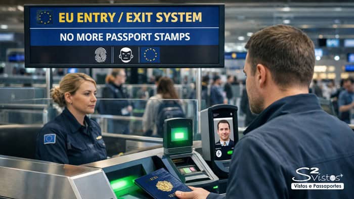 Fim dos carimbos no Passaporte